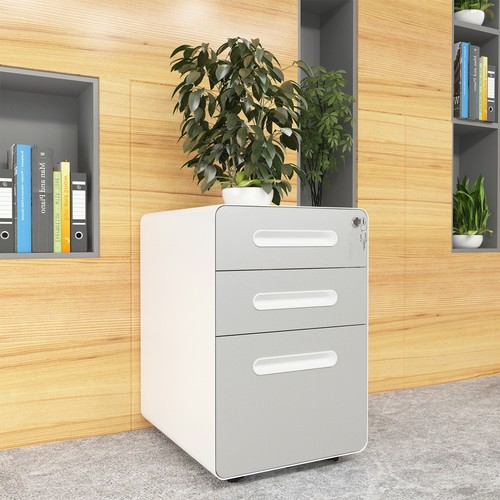 YITAHOME 3 Drawer Vertical File Cabinet Office Designs Vertical with Pencil Tray