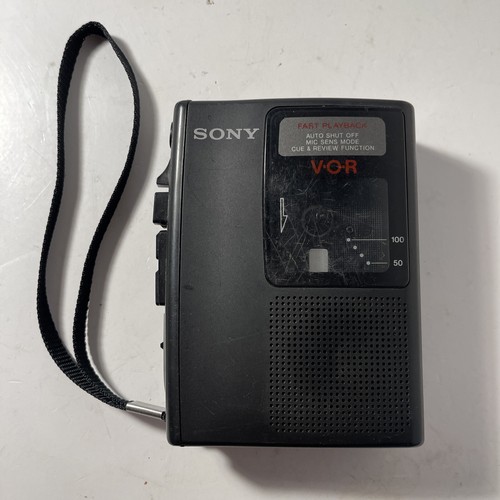 Sony TCMS64V VOR CassetteReCorder Handheld Voice Operated Recording