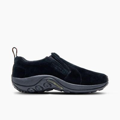 

Мужские лоферы Merrell Jungle Moc Wide Width Midnight 11 W, замшевые, Черный, Merrell Jungle Moc