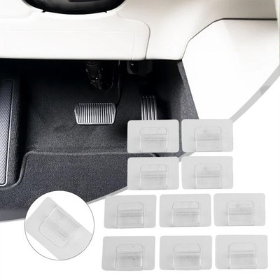 10PCS Mehrzweck Autofu?matte Fixierung Buckles Bodenmatten Aufkleber Haken