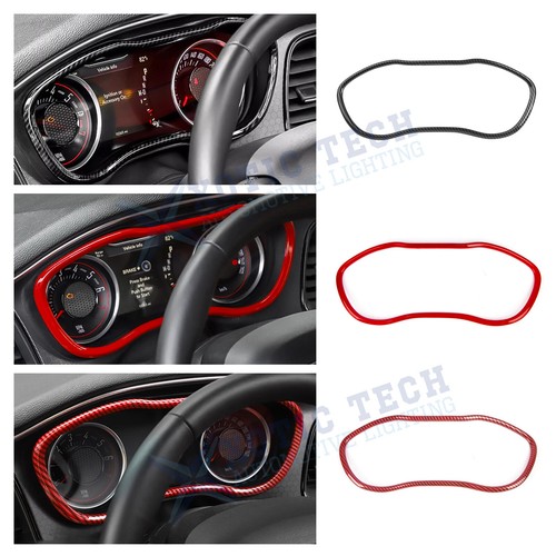 Car Interior Dashboard Panel Display Frame Cover for Dodge Challenger 2015-up