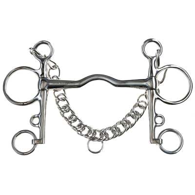 Korsteel Stainless Steel Cambridge Mouth Pelham Bit