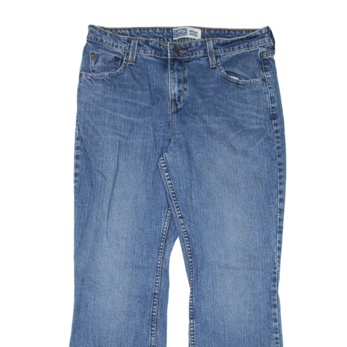 LEVI'S Signature Mid Rise Jeans Blue Denim Regular Bootcut Womens W32 L28 - Picture 2 of 6