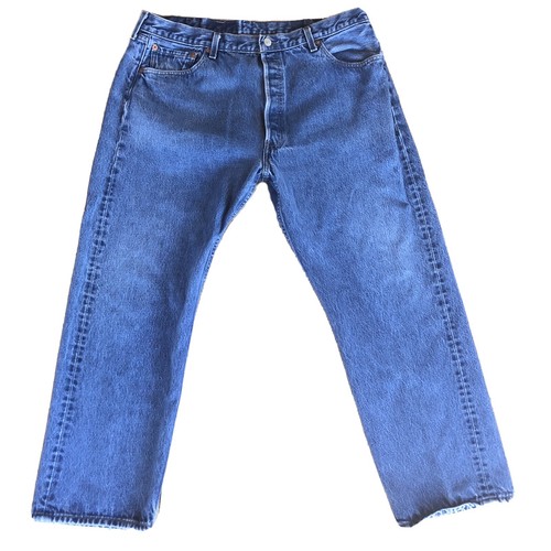 Men's Vtg 90s Levis USA 501xx Blue Jeans tag 42X31 actual Men's Vtg 90s Levis USA 501xx Blue Jeans tag 42X31 actual
