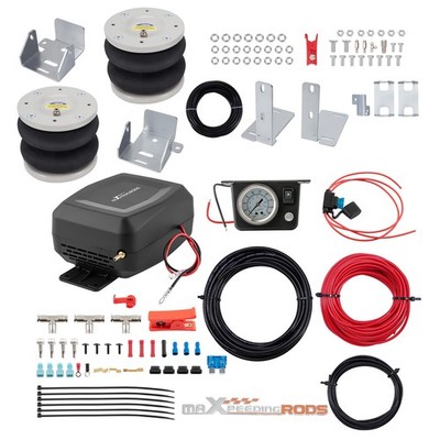 Luftbalg Hinten + Kompressor Controller Kit for Ford Transit TWIN RWD 350 2001-