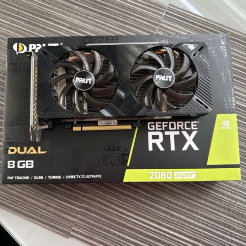 Palit NVIDIA GeForce RTX 2060 SUPER 8GB GraphIcs Card MINT Palit NVIDIA GeForce RTX 2060 SUPER 8GB GraphIcs Card MINT