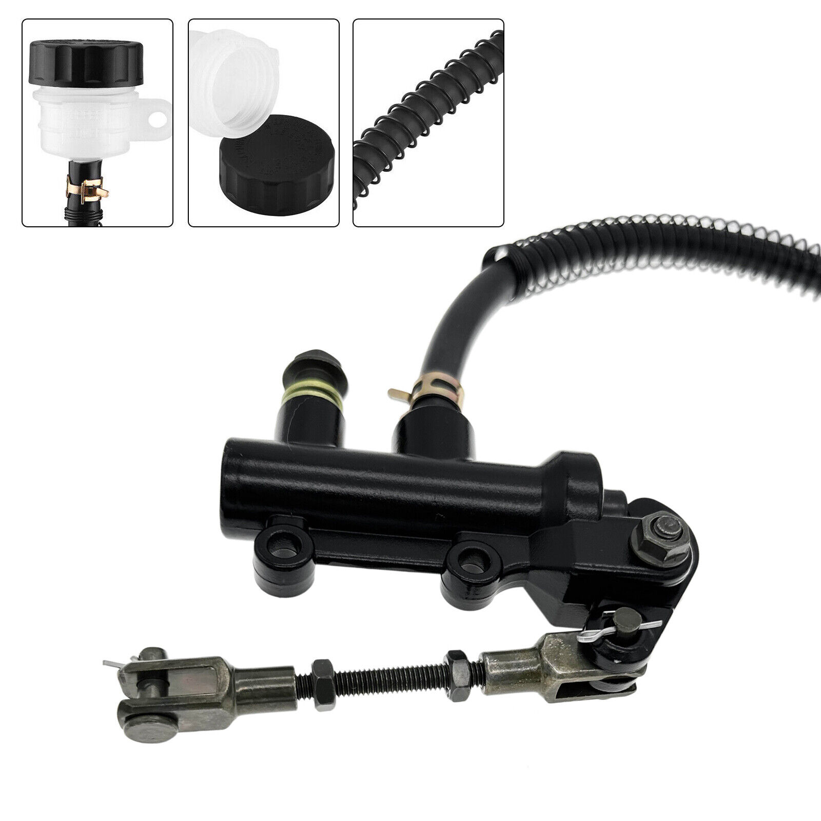 Rear Brake Master Cylinder Pump Reservoir For Motorbike ATV Dirt Bike