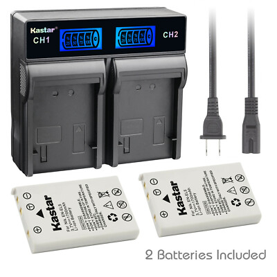 Kastar Battery LCD Rapid Charger for Nikon EN-EL5 EL5 Nikon Coolpix P5100 Camera