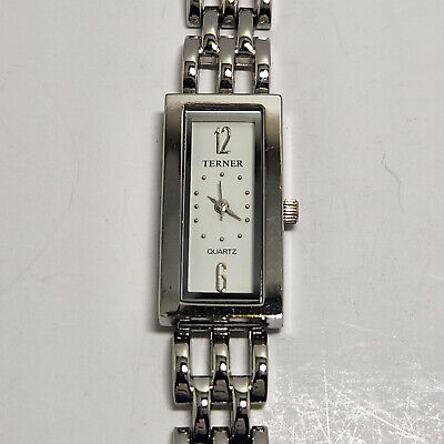 Bijoux Terner Watch Womens Silver Color 17 mm Wide Case Classic Bracelet Quartz