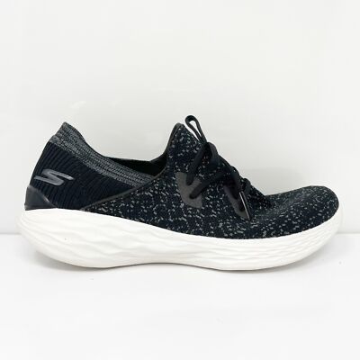 

Skechers Womens You Exhale 14964 Черные кроссовки для бега Размер 6, Черный, You Exhale