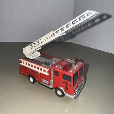 TYCO HK  FIRE TRUCK Firetruck CENTRAL CITY Fire Dept Slot Car  Ladder  Untested