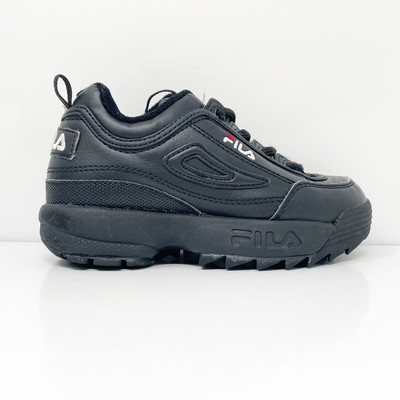 Fila Boys Disruptor 2 7FM00649-021 Черные повседневные кроссовки, размер 10