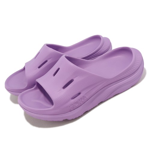 

Мужские сандалии унисекс Hoka U ORA Recovery Slide 3 Violet Bloom Purple 1135061-VBVBL, Фиолетовый, U Ora Recovery Slide 3