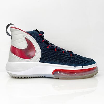 

Мужские баскетбольные кроссовки Nike Alphadunk BQ5401-003 синие, размер 7,5, Синий, Alphadunk