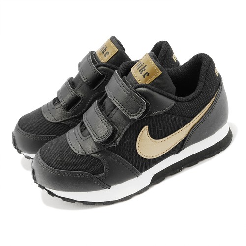 Nike MD Runner 2 VTB TDV Black Metallic Gold White для малышей CJ6926-001