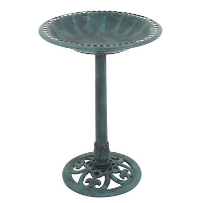  28'' Height Birdbath Pedestal Bird Bath Outdoor Garden Decor Vintage Yard Art