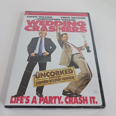 Wedding Crashers (2005 DVD) Uncorked Unrated Special Edition NEW and Sealed