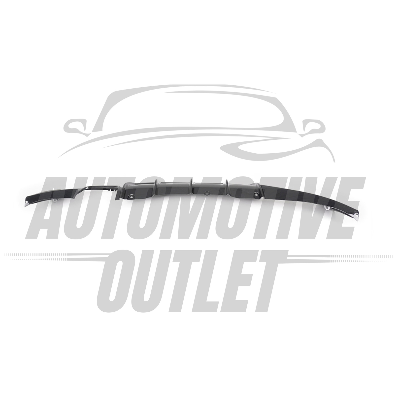 REAR DIFFUSER STYLE M SPORT DUAL GLOSS BLACK FOR BMW 4 SERIES F32 F33 F36 14-20+ 6