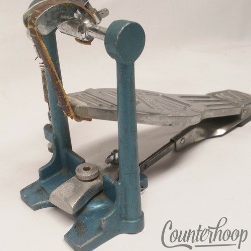 *Slingerland Bass Drum Pedal Vintage 60s Tempo King Chicago USA Single-Spring*