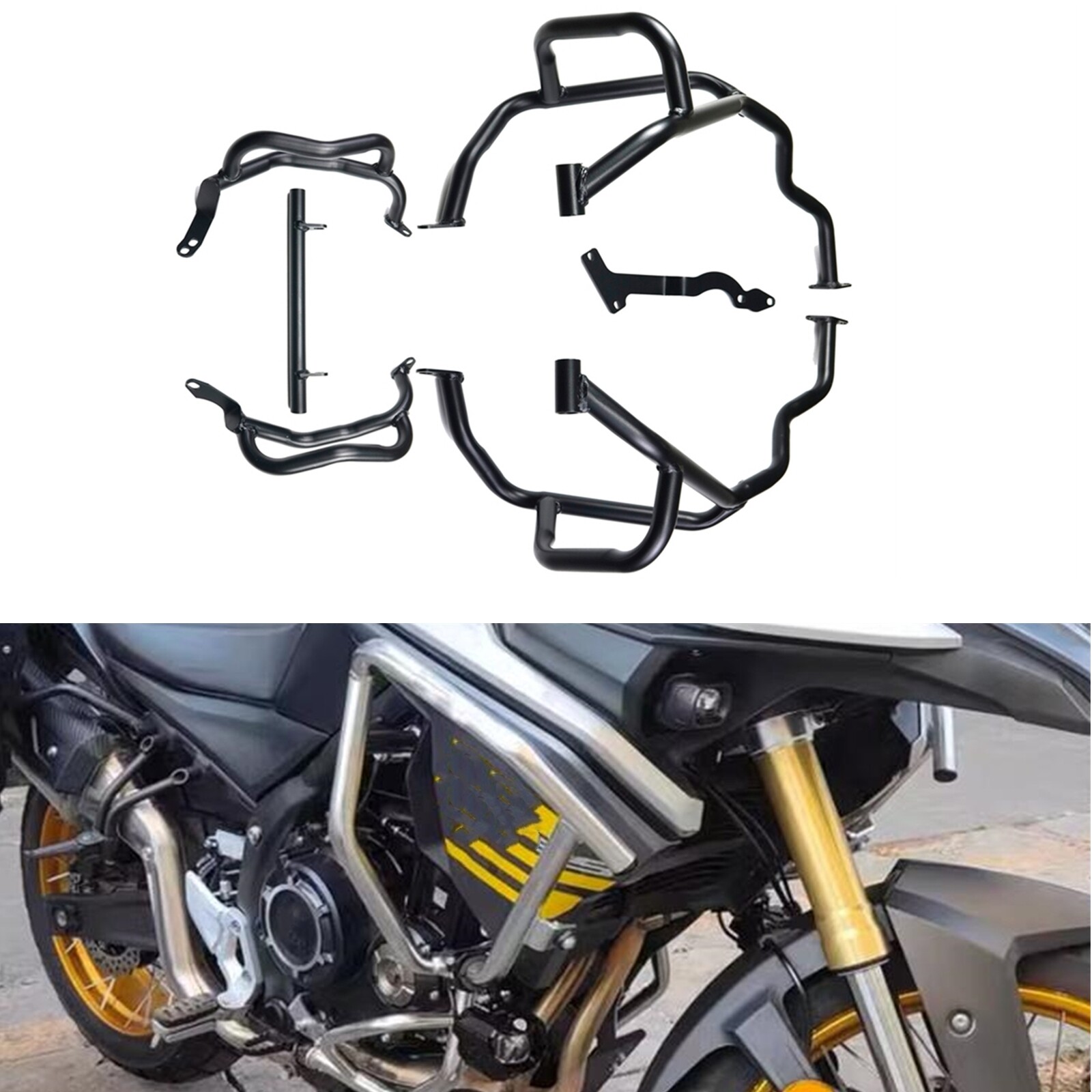 Motorcycle Engine Guard Crash Bar Protector For VOGE DS525X