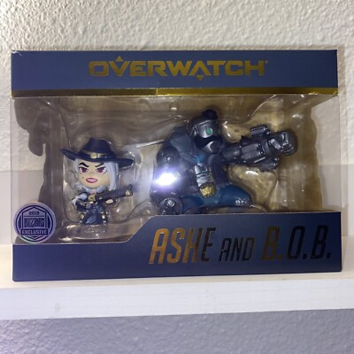 Cute But Deadly OVERWATCH ASHE and B.O.B. 2019 Gaming Vinyl Figures Blizzcon