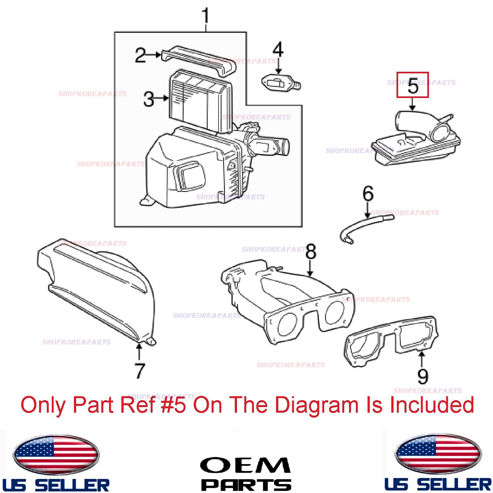 Genuine Air Cleaner Intake Resonator Hose ⭐OEM⭐ Lexus GS300 3.0L 2001-2005