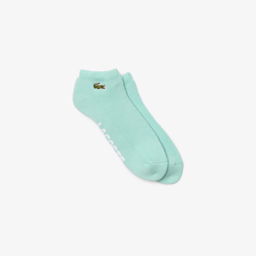 

Мужские хлопковые носки Lacoste зеленого/белого цвета со спортивным брендом -, Green/white