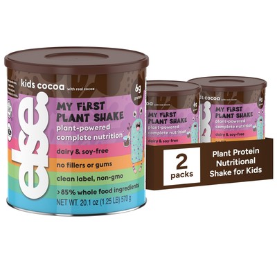 Else Nutrition Plant-based Kids Protein Shake Powder for Ages 2-12. Dairy-fre...