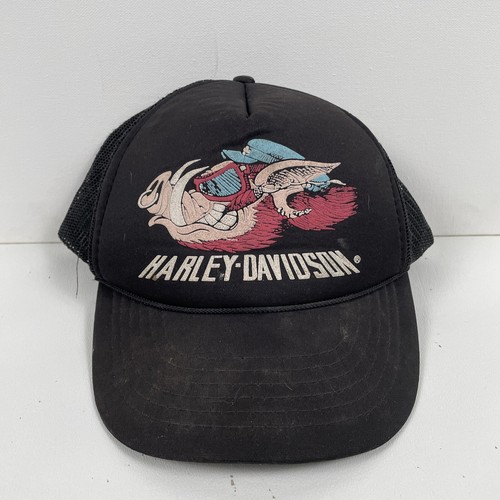 🔥VTG 80s Harley Davidson Trucker Hat Motorcycle Snapback 🔥VTG 80s Harley Davidson Trucker Hat Motorcycle Snapback
