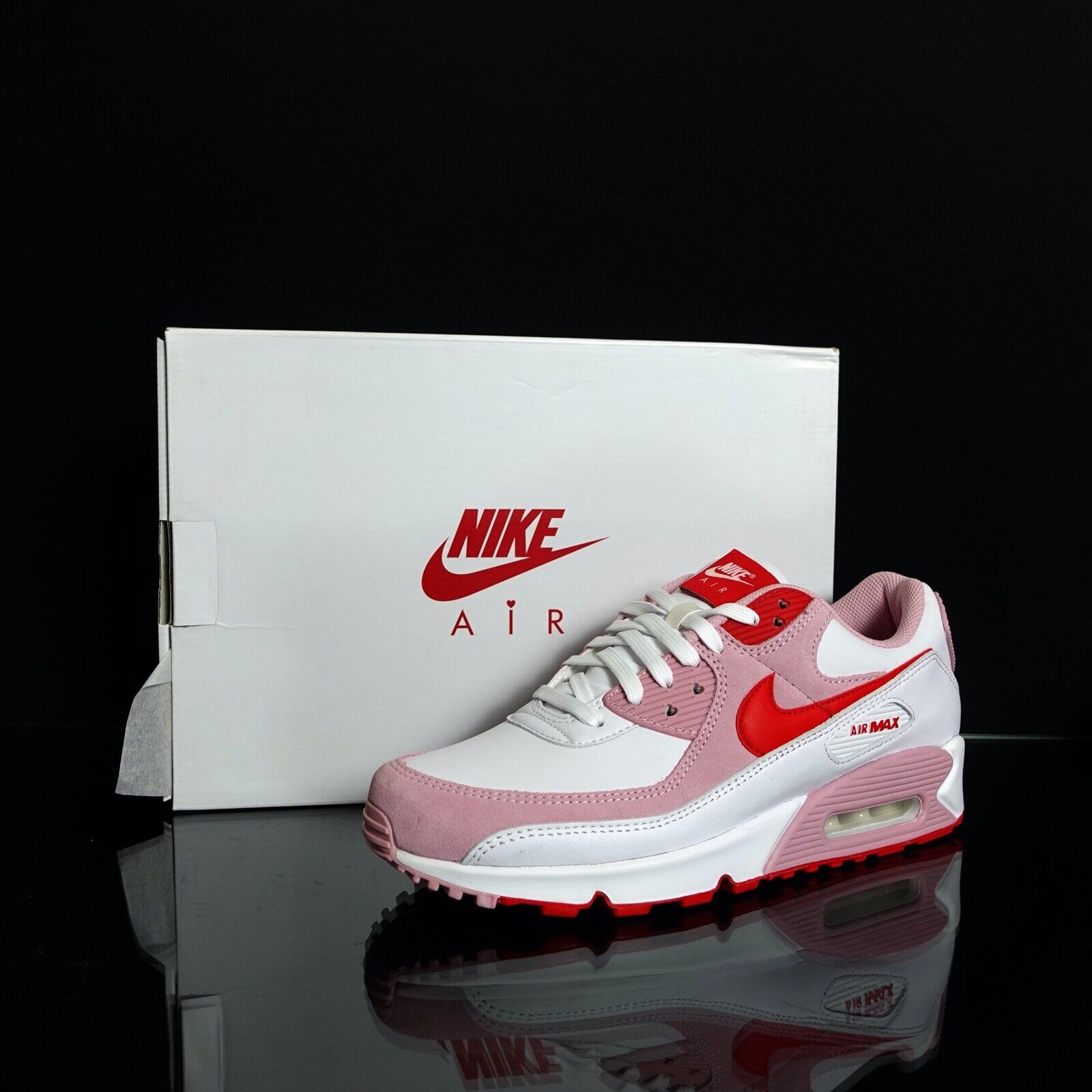 

Мужские кроссовки Nike Air Max 90 QS, размер 10, розовые кроссовки #100, Розовый, Nike Air Max 90