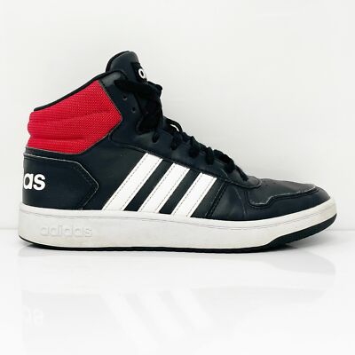 

Adidas Mens Hoops 2.0 DB0079 Черная повседневная обувь Кроссовки Размер 7.5, Черный, Hoops 2.0