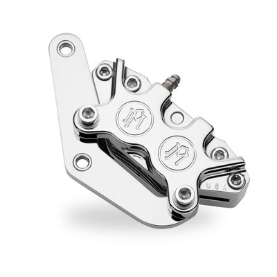 Performance Machine Front 4-Piston Classic Caliper Bracket - Chrome 1213-0017-CH