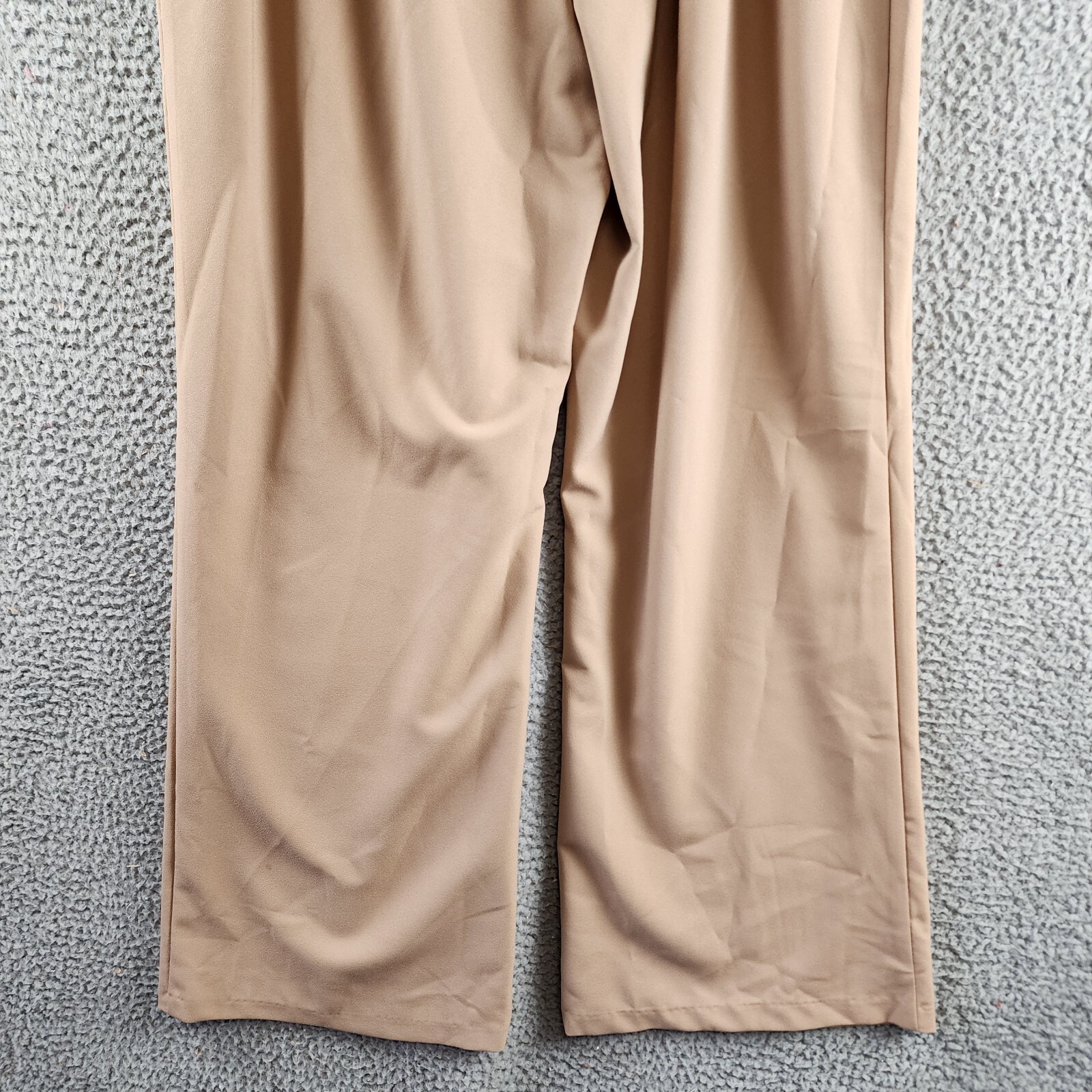 AQUA Pleated Front & Back Wide-Leg Ankle Pants Women's XL Coco Zipper Closure - Picture 5 of 12
