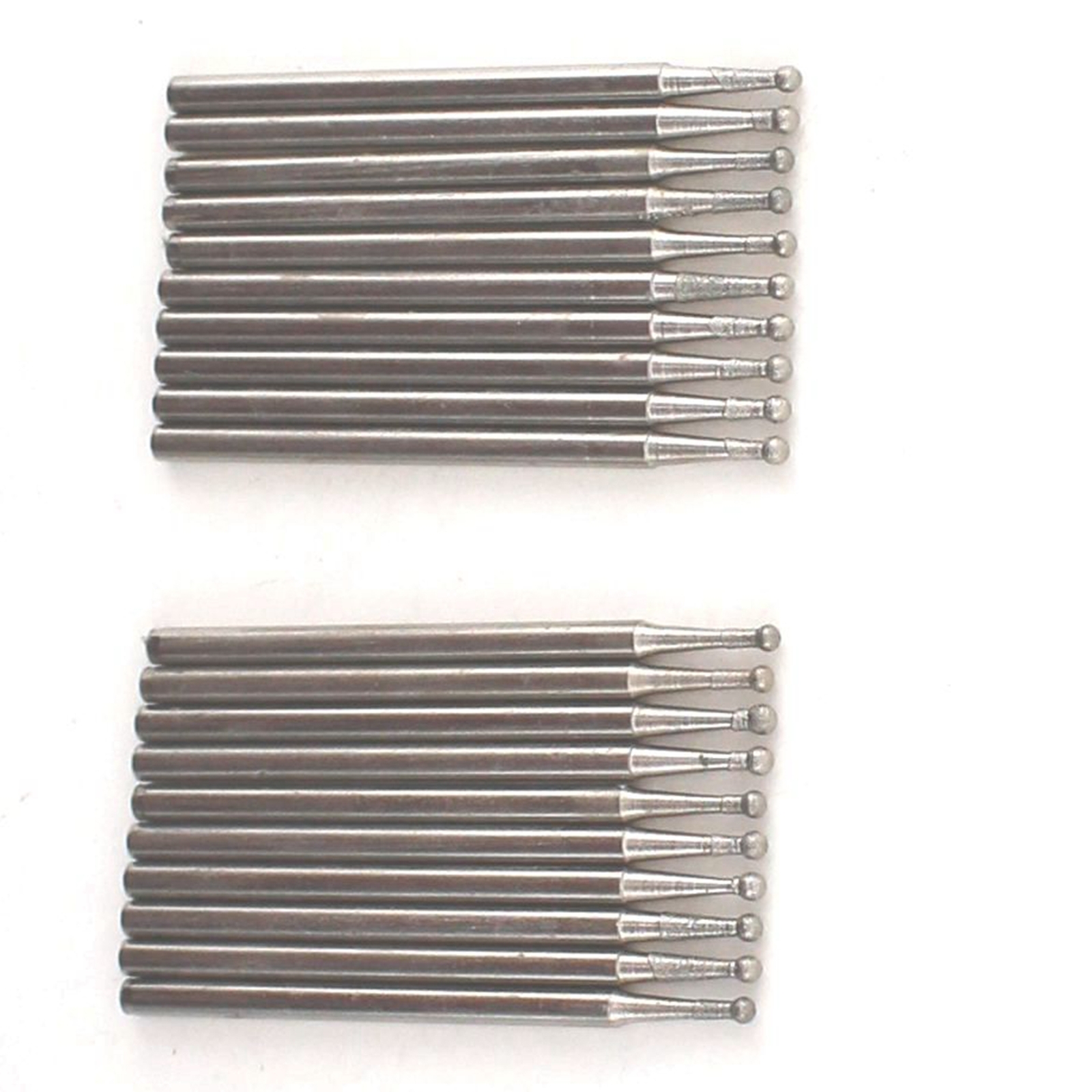 Diamond Carving Burrs 1.5mm Circular Head Tools for Stone Pack of 20Pcs