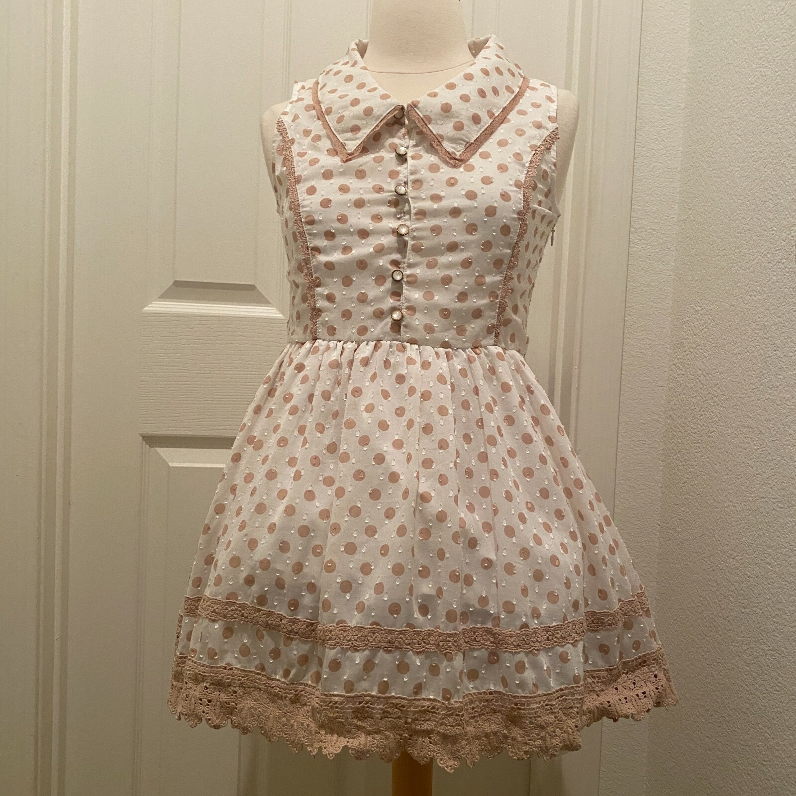 Liz Lisa - Chiffon Dot Dress - gyaru jfashion harajuku