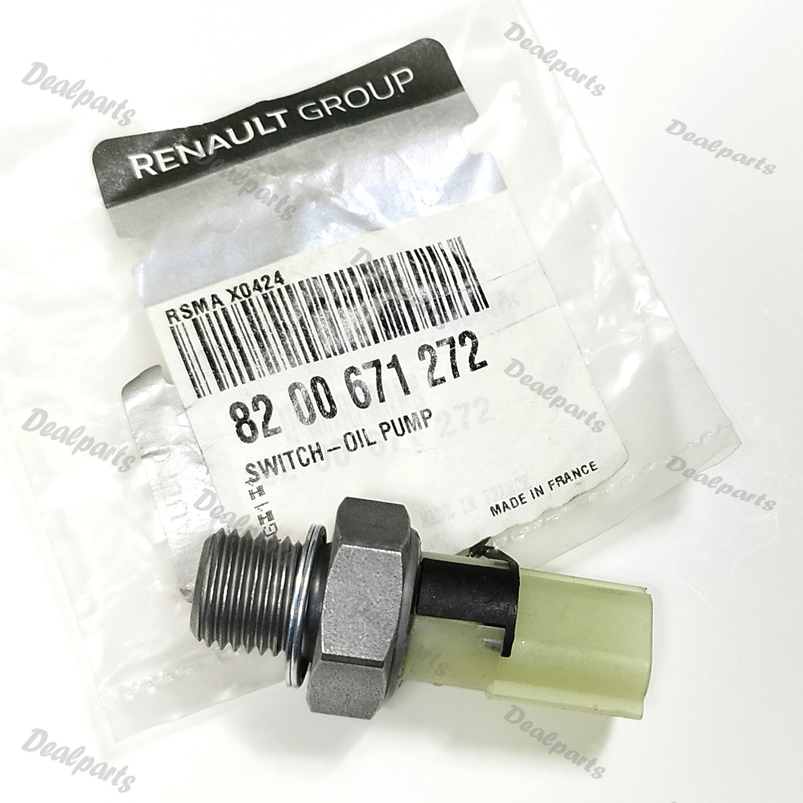Genuine Renault Engine Oil Pressure Switch, 8200671272, for