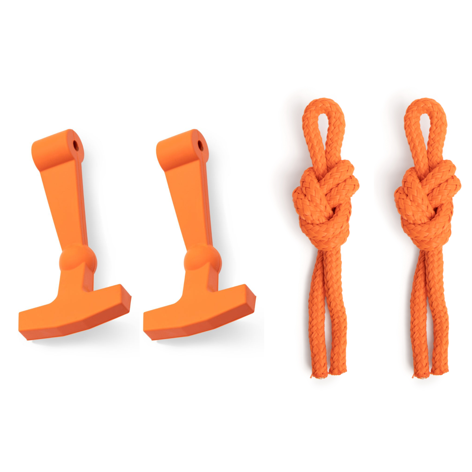 Rubber Latch Kit + Rope Handles for YETI + RTIC Coolers - Orange, Blue, Red