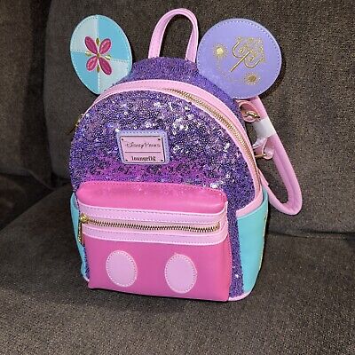 Loungefly Disney Parks Mickey Mouse Main Attraction It s A Small World Backpack