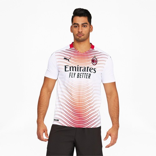 

[757278-02] Мужская рубашка Puma AC MILAN OFF РЕПЛИКА, White/tango red