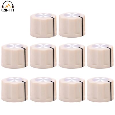 10pcs Plastic Pointer Knob Button Cap Guitar AMP Effect Pedal Overdive DIJ Mixer
