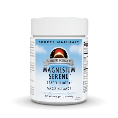 Source Naturals, Inc. Магний Серен 800 мг со вкусом мандарина, 5 унций порошка