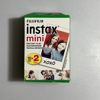 NEW SEALED Fujifilm Twin Pack 10x2 Instax Mini Instant Film 20 Photos 04/2023