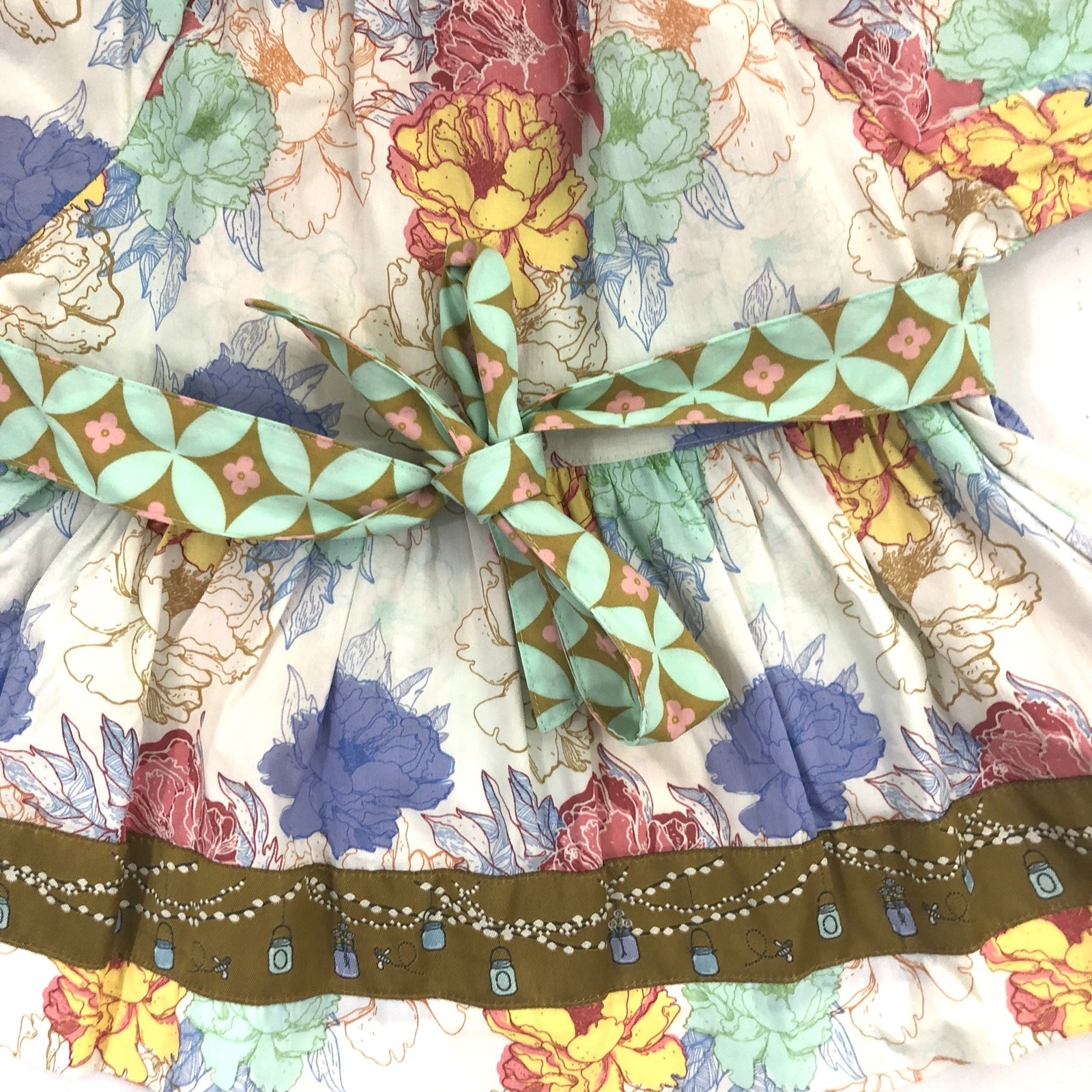 NWOT Toddler's Matilda Jane Open Shoulder Peasant Top Size 2 - Lovely Bouquet -