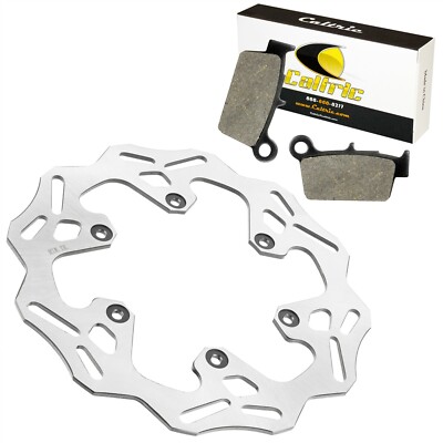 Rear Brake Disc Rotor W / Brake Pad Fits Yamaha YZ125 YZ250 YZ450F 2003 - 2018