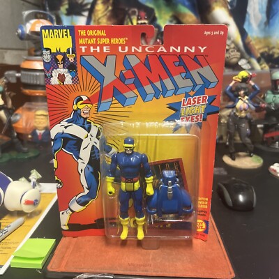 1993 Marvel The Uncanny X-Men Cyclops 1993 Toy Biz Action Figure New On Card