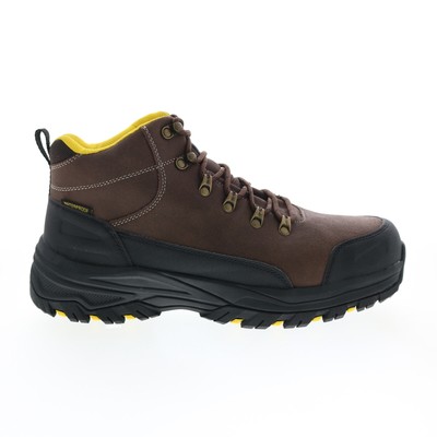 

Мужские коричневые кожаные рабочие ботинки Skechers Work Fannter Dezful Steel Toe 200091 8.5, Коричневый, Skechers Work Fannter Dezful Steel Toe