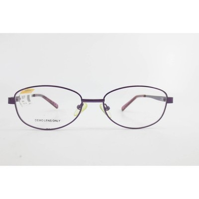 Fashion Collection WM6102 PRP Purple Oval Eyeglass Frames 53-17-140 Metal New