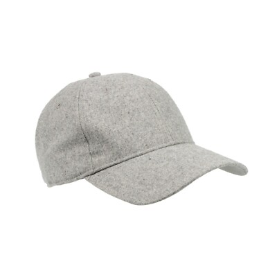 Time And Tru Women's Flannel Baseball Cap Heathered Grey Color NEW