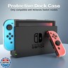 HEYSTOP Protective Case Cover for Nintendo Switch, Case Compatible with Nintendo Switch and JoyCon Controller with a Switch Tempered Glass Screen Protector