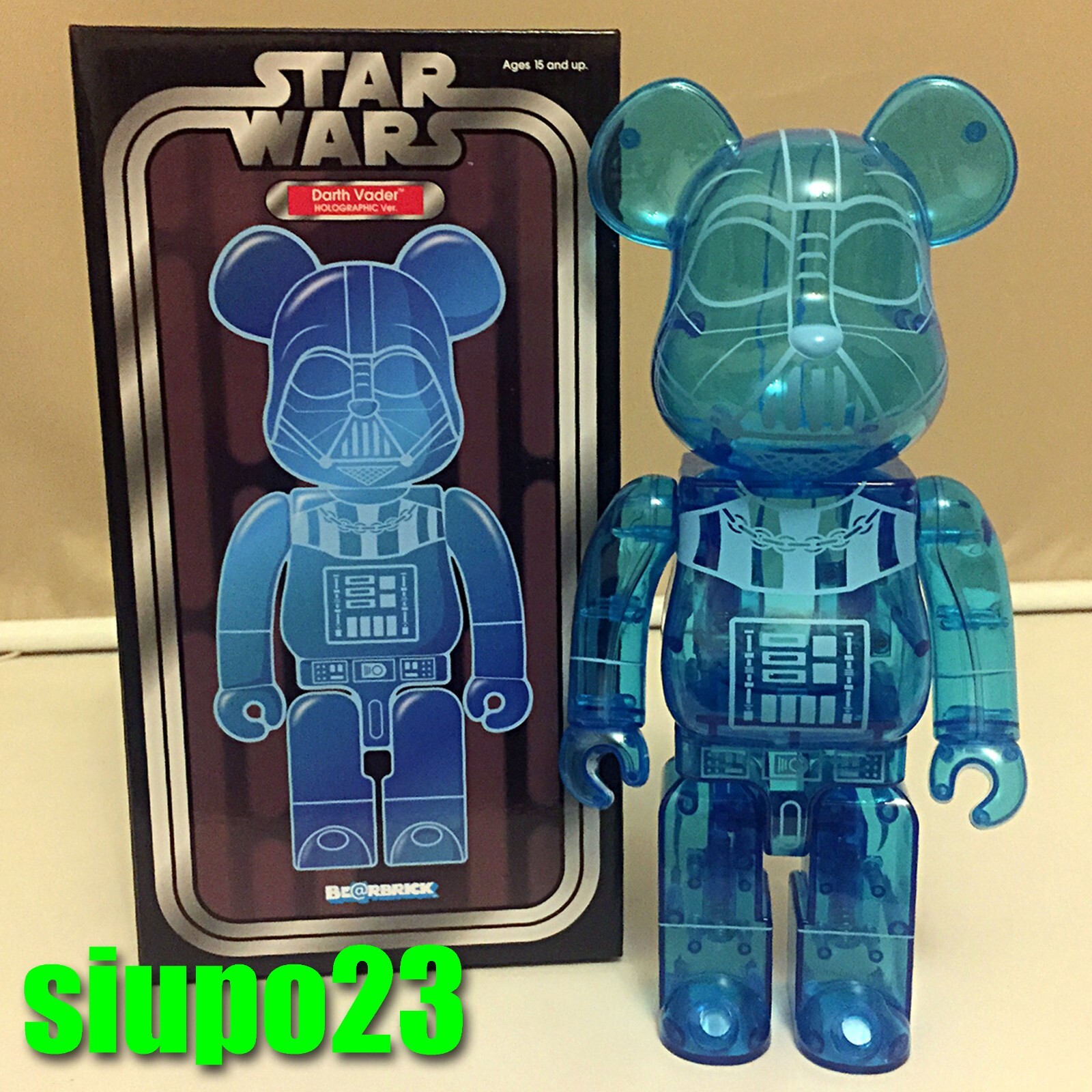 Medicom 400% Bearbrck ~ Star Wars Be@r brick Darth Vader